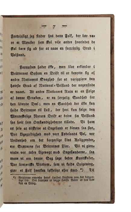 Om Krigen med England. Med Tanker om samme Materie. Af det tydske oversatte efter Archenholzes Minerva.