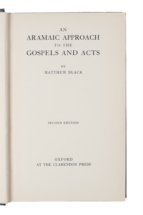 An Aramaic Approach to the Gospels and Acts. Second Edition.