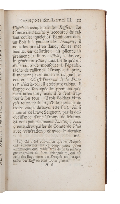 Lettres Francoises Et Germaniques: Ou Reflexions Militaires, Litteraires Et Critiques Sur Les Francois Et Les Allemans (+) Lettres sur les Hongrois.
