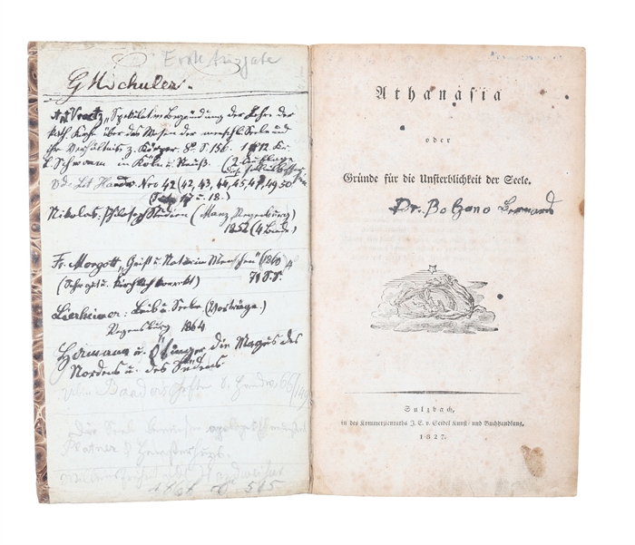 Athanasia oder Gründe für die Unsterblichkeit der Seele.