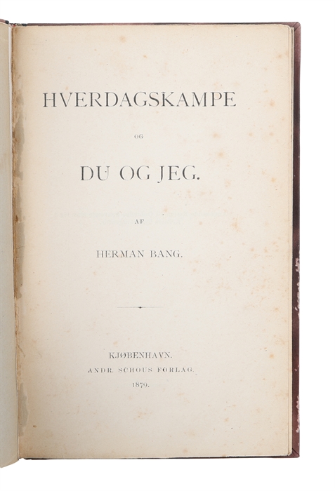 Hverdagskampe og Du og Jeg.