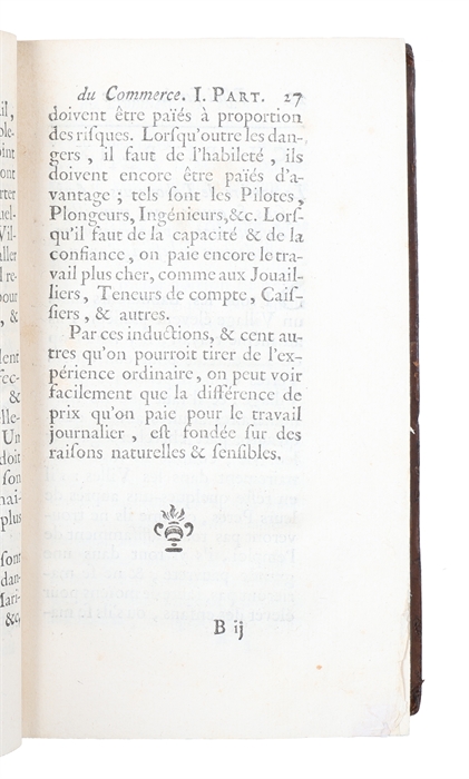 Essai sur la Nature du Commerce en général. Traduit de l'anglois.