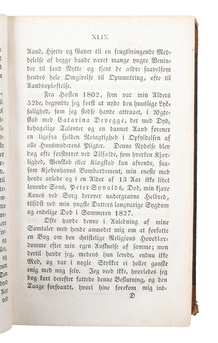 Om Gud, Idee- og Sandseverdenen samt de førstes Aabenbarelse i den sidste. Et philosophisk Testament, tilligemed Forfatterens Levnet som Fortale af (...). Part 1 & 2 (out of 3).