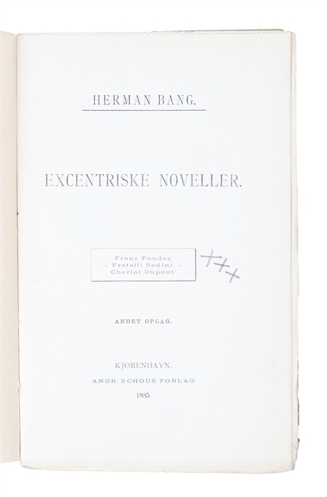 Excentriske Noveller.