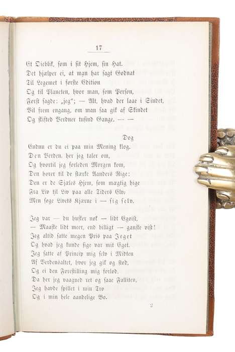 Tankebreve fra en Afdød, et Digt. 