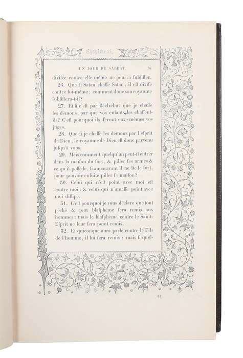 Les Evangiles de Notre Seigneur Jésus-Christ, traduction de Le Maistre de Sacy ... vignettes par Théophile Fragonard.