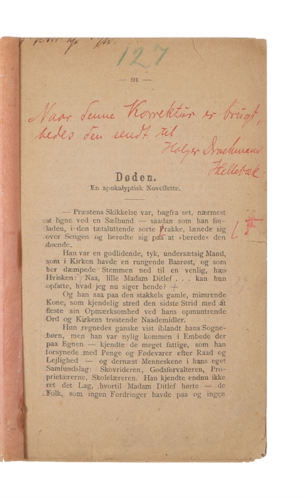 Døden. En apokalyptisk Novelette.