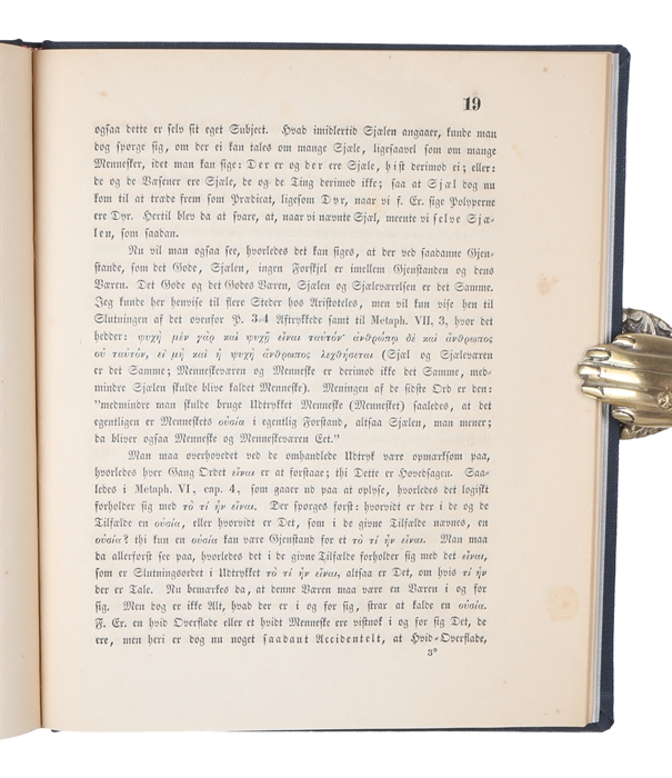 Bidrag til at oplyse nogle ontologiske Udtryk i Aristoteles's Metaphysik.