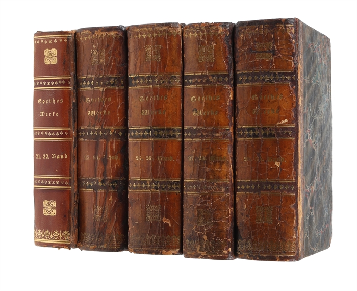 Goethe's Werke. Vollständige Ausgabe letzter Hand. (Vols. 1-55 + register).