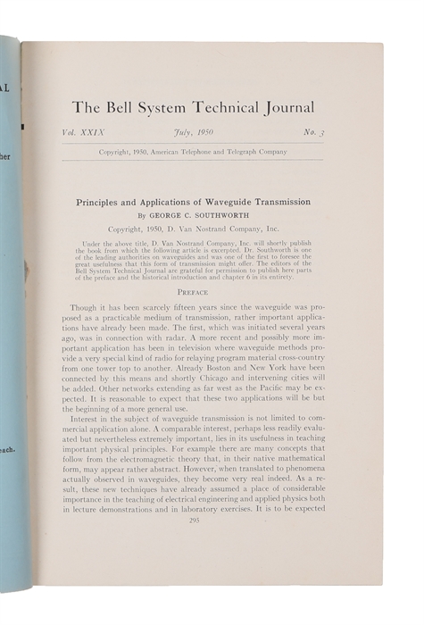 Memory Requirements in a Telephone Exchange (Manuscript Received Dec. 7, 1949).