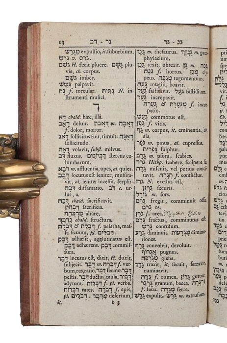 Analysis et Explicatio Lectionum Masorethicarum, Kethibhan et Karjan Vulgo Dictarum. Editio Secunda (+) Explicatio Epicriseon Masorethicarum Quae Singulis Libris Biblicus Subjici Ut et Notarum Marginalium (+) Dictionarum Veteris Testamentii Hebraeo-Ch...