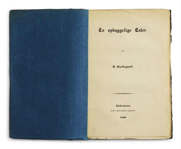 To opbyggelige Taler af S. Kierkegaard + Tre opbyggelige Taler af S. Kierkegaard. + Fire opbyggelige Taler af S. Kierkegaard + To opbyggelige Taler. Af S. Kierkegaard. + Tre opbyggelige Taler af S. Kierkegaard. + Fire opbyggelige Taler af S. Kierkegaard.