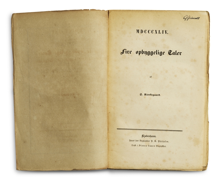 To opbyggelige Taler af S. Kierkegaard + Tre opbyggelige Taler af S. Kierkegaard. + Fire opbyggelige Taler af S. Kierkegaard + To opbyggelige Taler. Af S. Kierkegaard. + Tre opbyggelige Taler af S. Kierkegaard. + Fire opbyggelige Taler af S. Kierkegaard.
