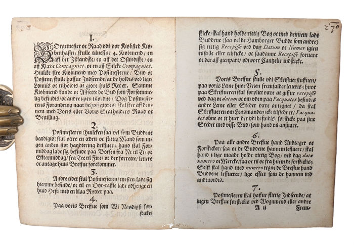 Forordning om Post-Budde.