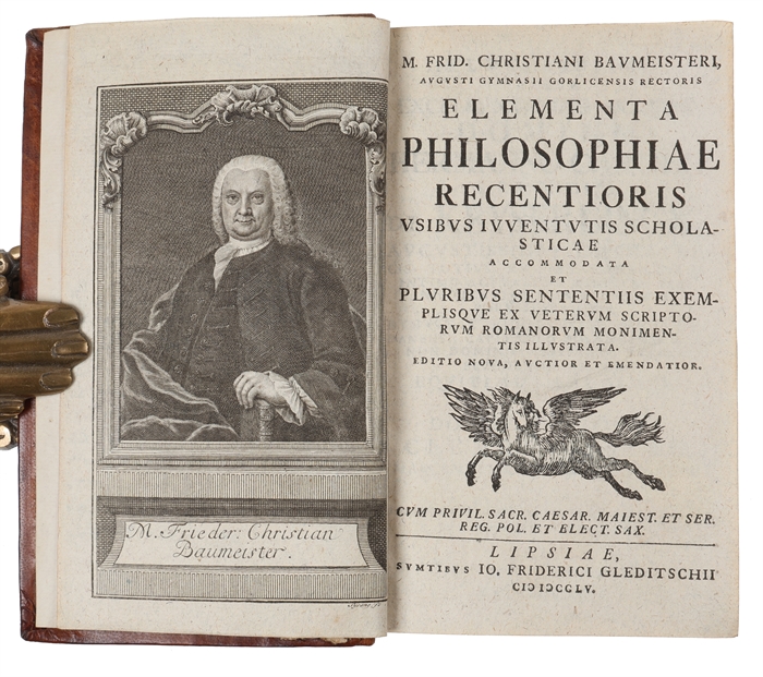 Elementa philosophiae recentioris usibus iuventutis scholasticae accommodata et pluribus sententiis. Editio nova, auctior et emendatior.