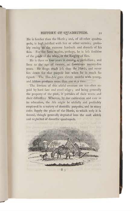 A General History of Quadrupeds. The Figures engraved on Wood by T. Bewick. The fourth edition.