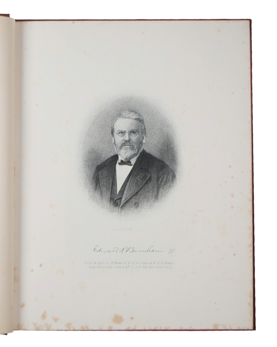 Portrait Gallery of Prominent Freemasons Throughout the United States (The Large Paper Edition). 5 vols. 