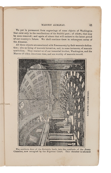 The American Masonic almanac, for the year of our Lord 1864. (...) Containing chronological records of leading Masonic events, patrons, and professors of Free-Masonry, and useful Masonic tables, abbreviations, and precepts. /
