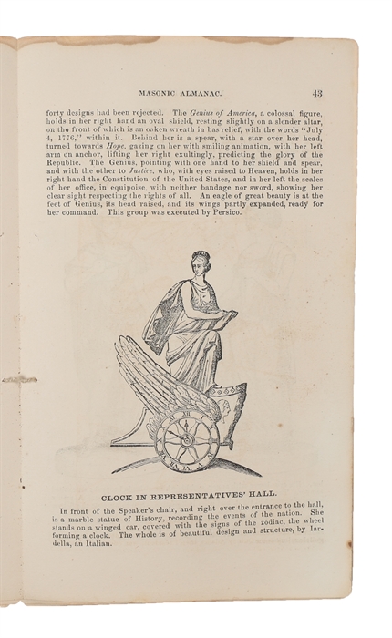 The American Masonic almanac, for the year of our Lord 1864. (...) Containing chronological records of leading Masonic events, patrons, and professors of Free-Masonry, and useful Masonic tables, abbreviations, and precepts. /