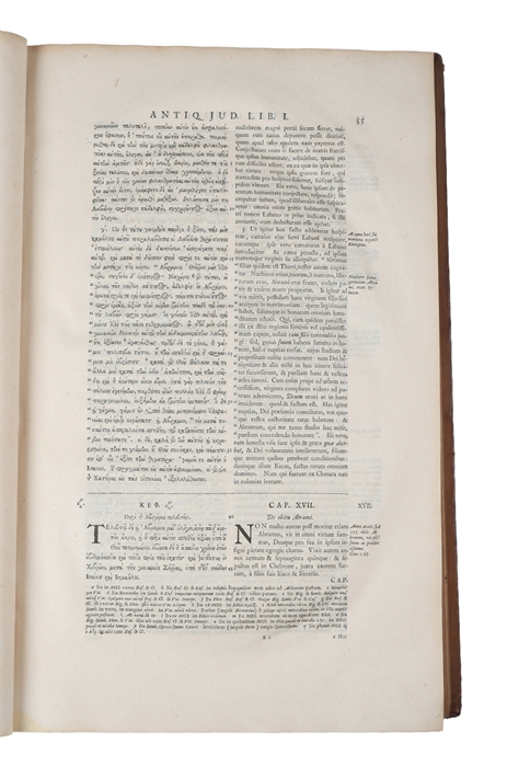 Phlabiou Iosepou ta euriskomena. Flavii Josephi opera, quæ reperiri potuerunt, omnia. 2 vols. 