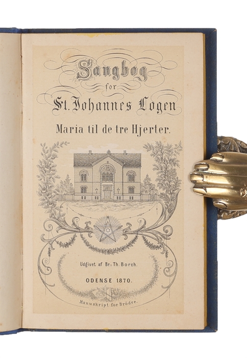 Sangbog for St. Johannes logen Maria til de tre Hjerter.
