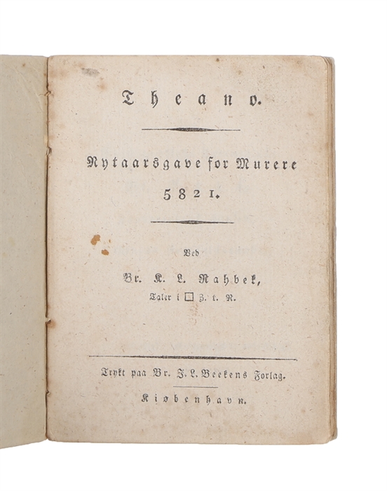 Theano. Nytaarsgave for Murére, 5821.
