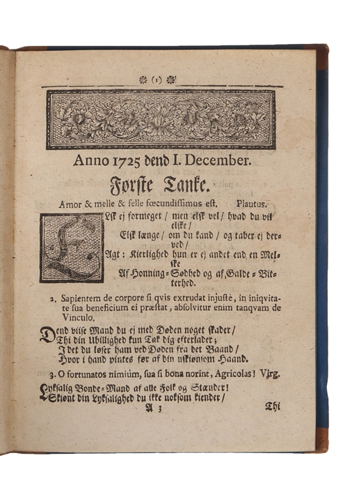 Centuria Sententiarum, eller Hundrede Tanker, ikke mine, men andres, ikke andres, med mine...