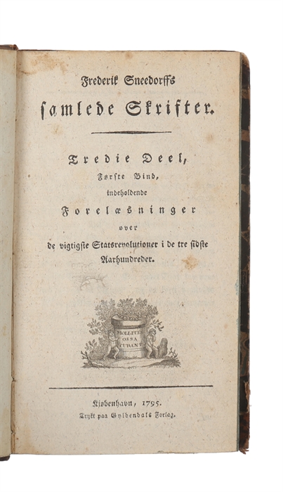 Samlede Skrifter. (4 Dele i 6 Bind).