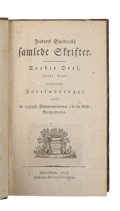 Samlede Skrifter. (4 Dele i 6 Bind).