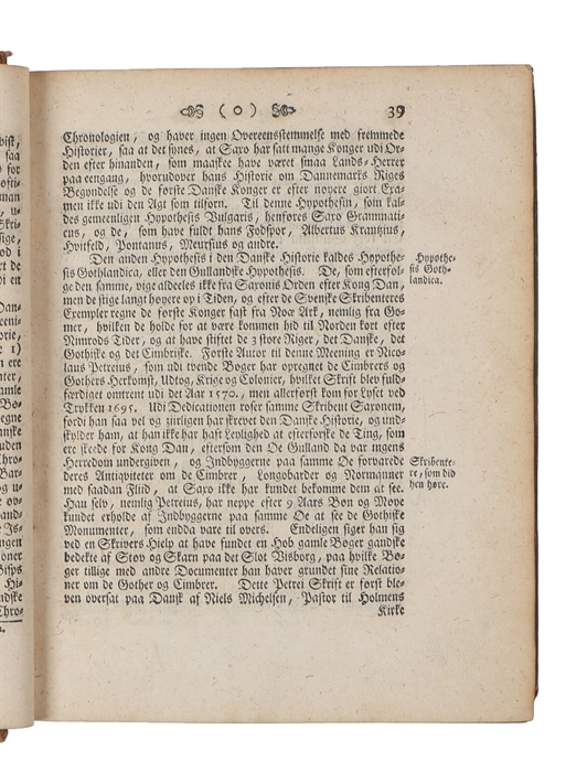 Dannemarks Riges Historie. Anden Edition paa ny igiennemseet og forbedred. Deelt udi 3 Tomer. 3 Bd.