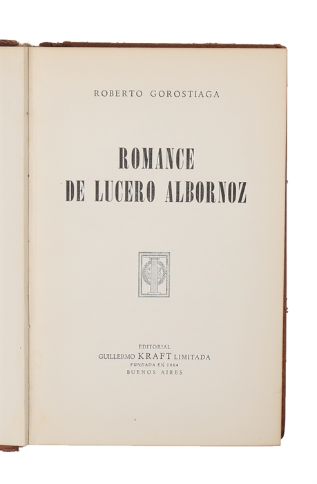 Romance de Lucero Albornoz.