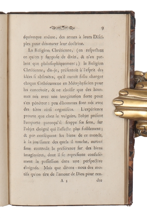 Discours Prononcé A L'Assemblée Ordinaire De L'Académie Royale Des Sciences Et Belles-Lettres De Prusse, Le Jeudi II. Janvier 1770.