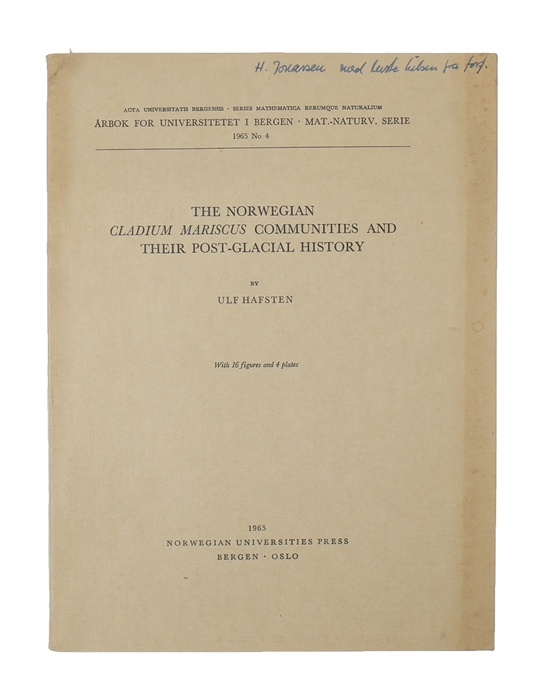 The Norwegian Cladium mariscus communities and their post-glacial history.