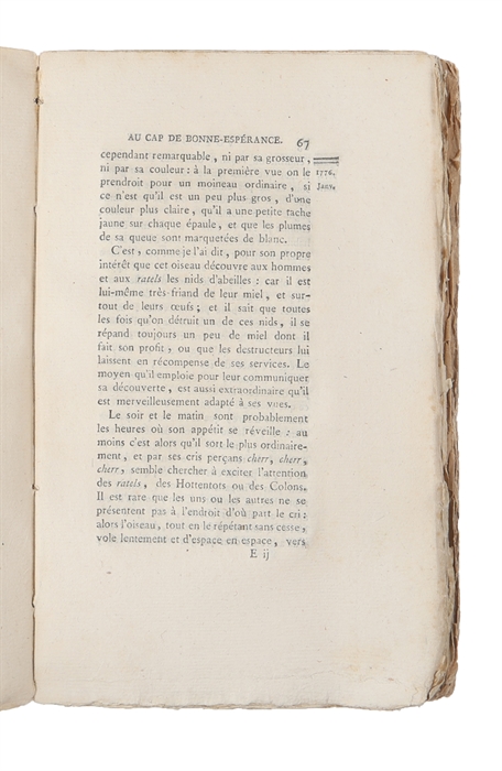 Voyage au Cap de Bonne-Espérance, et autour du monde avec le capitaine Cook. et principalement dans les pays des Hottentots et des Caffres. Vol. II-III (Wanting vol. I).