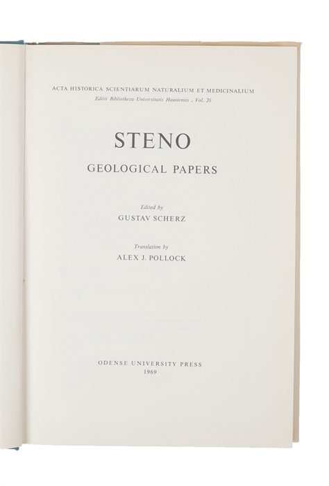 Steno Geological Papers.