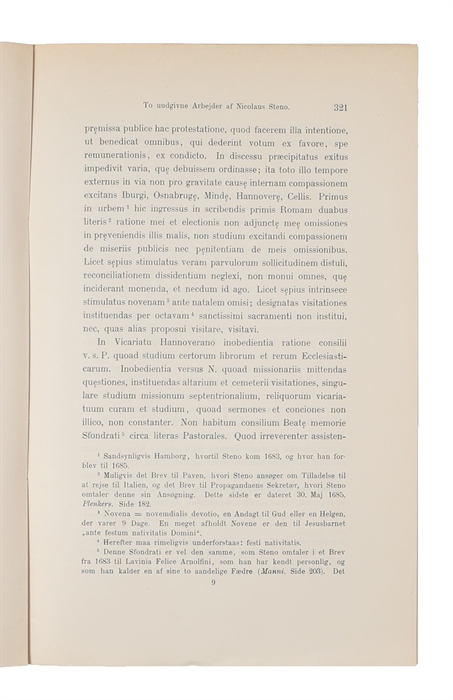 To uudgivne arbejder af Nicolaus Steno fra Biblioteca Laurenziana.