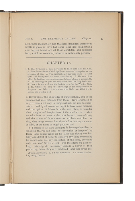 The Elements Of Law Natural And Politic.