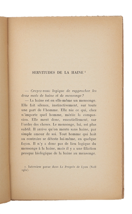 Actuelles II. Chroniques 1943-1953