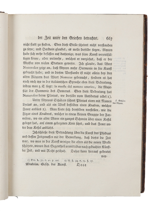 Geschichte der Kunst des Alterthums. Nach dem Tode des Verfassers herausgegeben und dem Fürsten Wenzel von Kaunitz-Rietberg gewidmet von der kaiserlichen königlichen Akademie der bildenden Künste. 2 vols. 